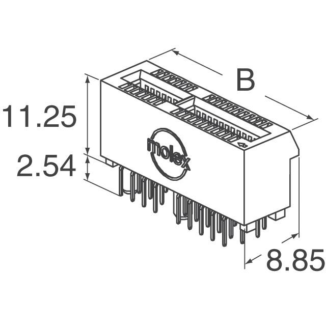 877159006 Molex  Edgeboard Connectors